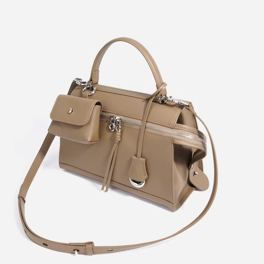 Raymond Lebeck Genuine Leather Structured Handbag