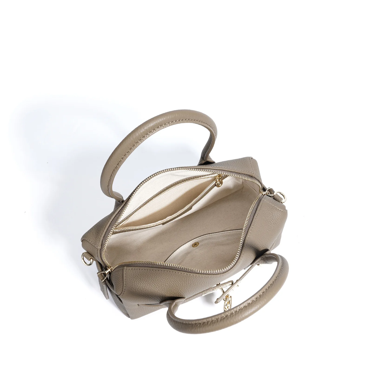 Raymond Lebeck Luxe Lock Satchel-Elegant Structured Handbag
