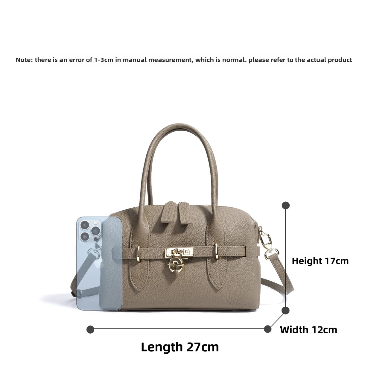 Raymond Lebeck Luxe Lock Satchel-Elegant Structured Handbag