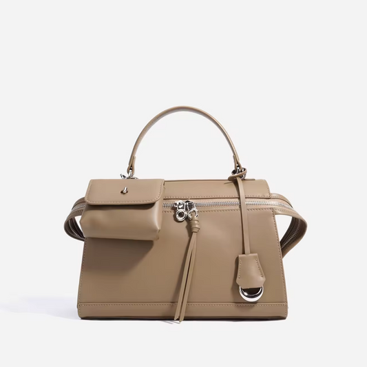 Raymond Lebeck Genuine Leather Structured Handbag