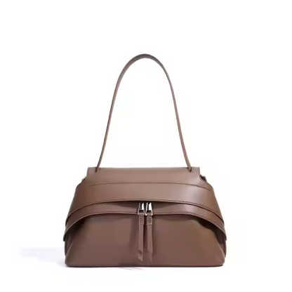 Raymond Lebek Genuine Leather Flap Shoulder Bag