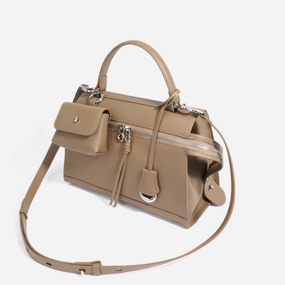 Raymond Lebeck Genuine Leather Structured Handbag