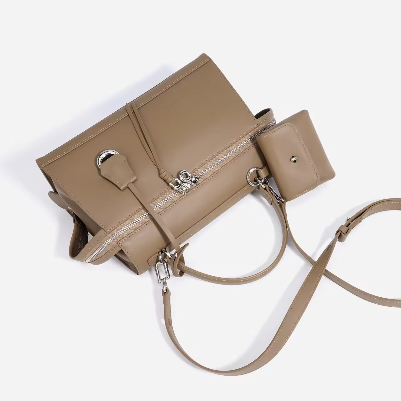 Raymond Lebeck Genuine Leather Structured Handbag