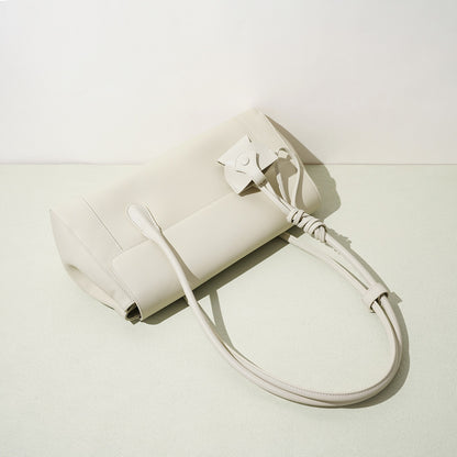 SOLENNE Genuine Leather Handbag