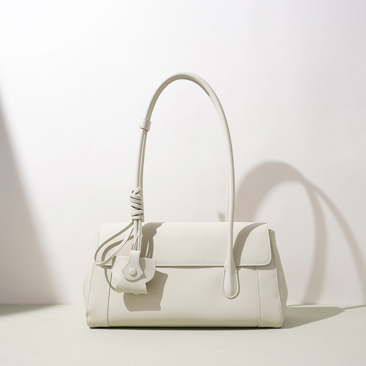 SOLENNE Genuine Leather Handbag