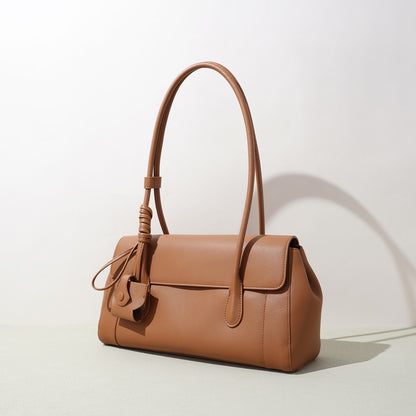 SOLENNE Genuine Leather Handbag