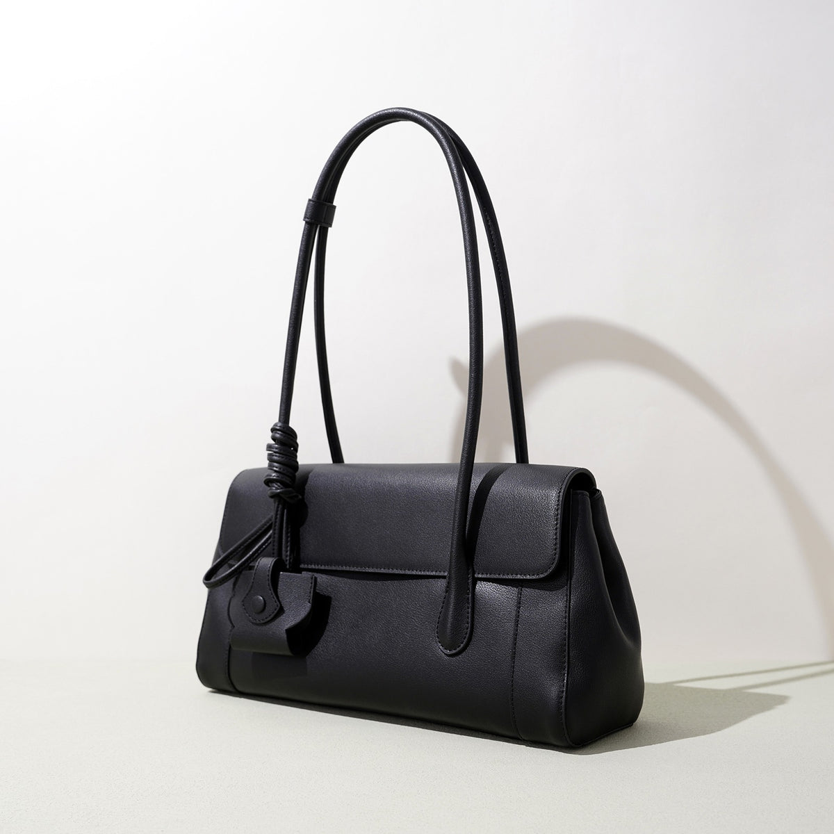 SOLENNE Genuine Leather Handbag