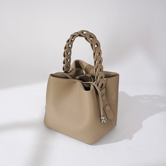 Camille Braided-handle Bag