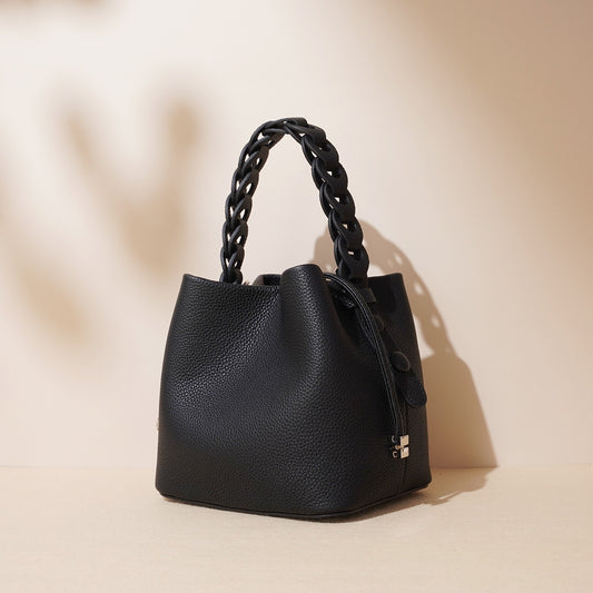 Camille Braided-handle Bag