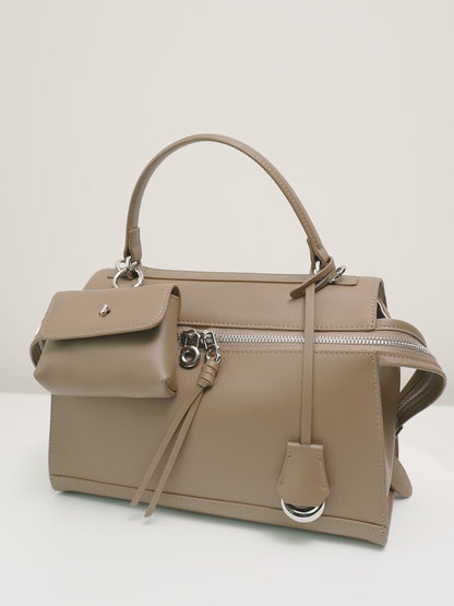 Raymond Lebeck Genuine Leather Structured Handbag